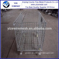 Heavy duty Industrial Warehouse Storage Containers /Stackable Storage Pallet Cage Wire Mesh Boxes(manufacturer)